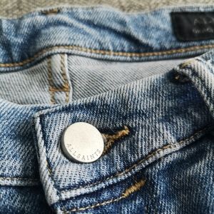 ALL SAINTS Grace Ankle Zip Skinny Women's Jeans sz 30